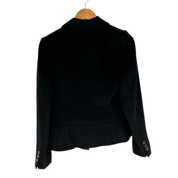 Les Copains Jacket, Size 38 Blazer , Black, Lined, Button Front, Pockets - Picture 3 of 11